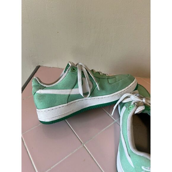 Nike Air Force 1 2007 Low Canvas Tourmaline (W) - Size 8.5 Womens 318636-311 - Picture 5 of 8